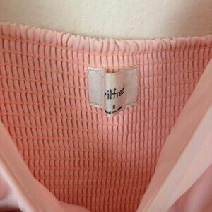 Aritzia Wilfred pink dress 8